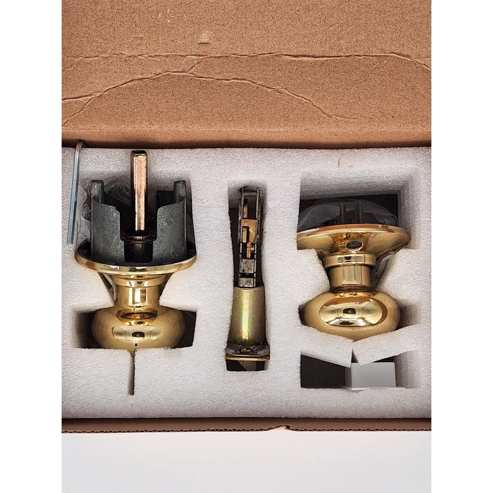 SCHLAGE‎ Passage Latch Door Knob With Hardware OPEN BOX